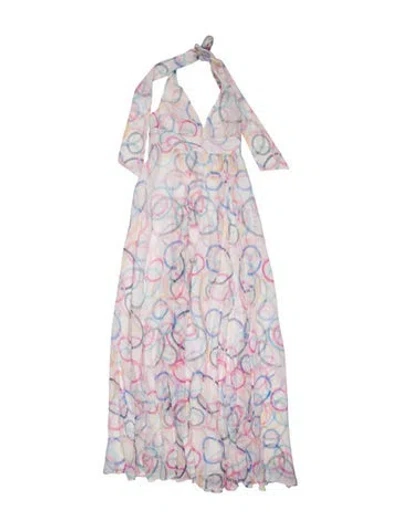 Pre-owned Adam Lippes Silk Long Dress In White