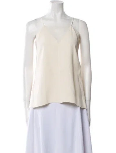 Pre-owned Adam Lippes Silk Mini Dress In White