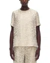Adam Lippes Silk-blend Top In Neutral