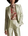 Adam Lippes Single-breasted Silk Blazer