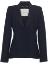 Adam Lippes Single-breasted Tuxedo Blazer In Black