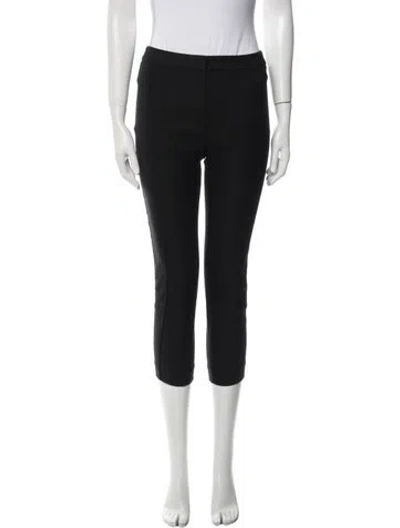 Pre-owned Adam Lippes Skinny Leg Pants In Black