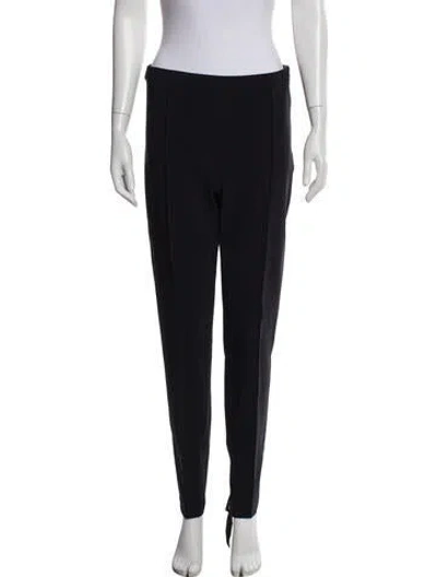 Pre-owned Adam Lippes Straight Leg Pants In Blue