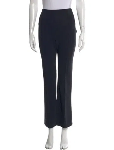 Pre-owned Adam Lippes Straight Leg Pants In Blue
