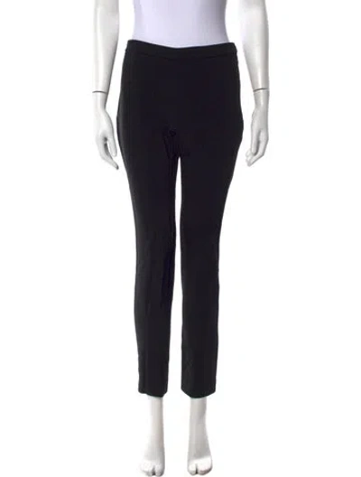 Pre-owned Adam Lippes Straight Leg Pants In Blue