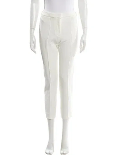 Pre-owned Adam Lippes Straight Leg Pants In Neutral