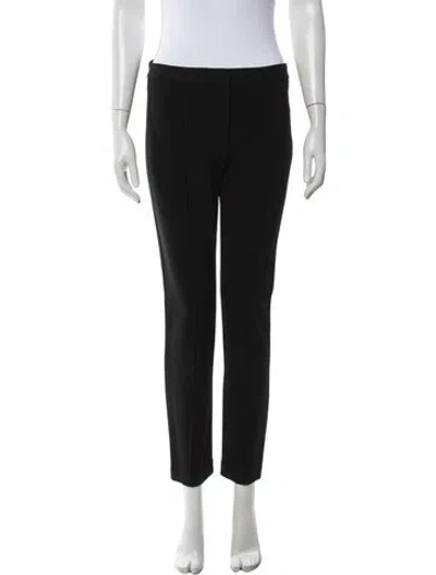 Pre-owned Adam Lippes Straight Leg Pants W/ Tags In Black