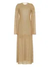 Adam Lippes Sylvia Maxi Dress In Brown