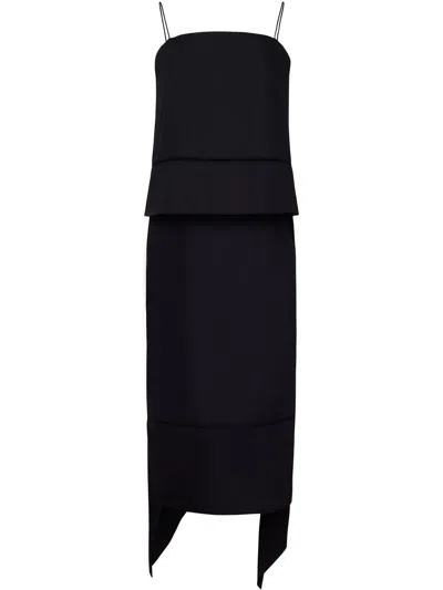 Adam Lippes Tenney Dress In Black