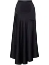 Adam Lippes Tess Midi Skirt In Black