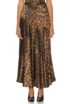 Adam Lippes Tess Skirt In Brown