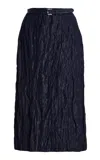 Adam Lippes Textured Pencil Midi Skirt