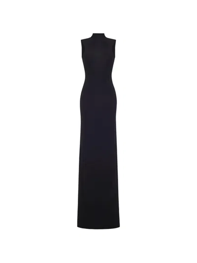 Adam Lippes Theo Sleeveless Maxi Dress In Black
