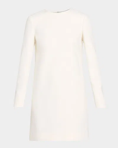 Adam Lippes Tilley Long-sleeve Mini Dress In White