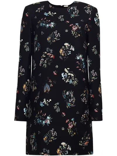 Adam Lippes Tilley Mini Dress In Black