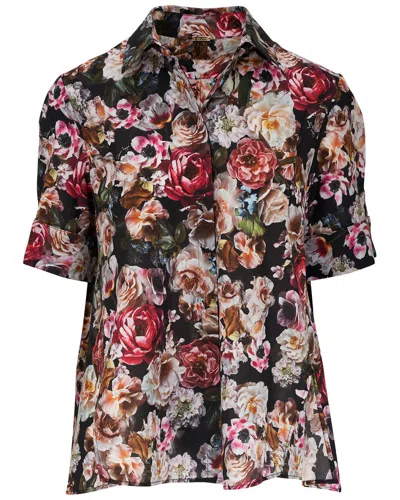 Adam Lippes Trapeze Shirt In Multi