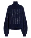Adam Lippes Turtleneck Cashmere & Silk-blend Top