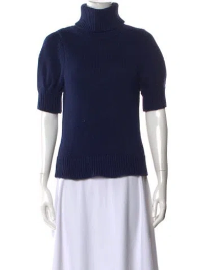 Pre-owned Adam Lippes Turtleneck Sweater In Neutral