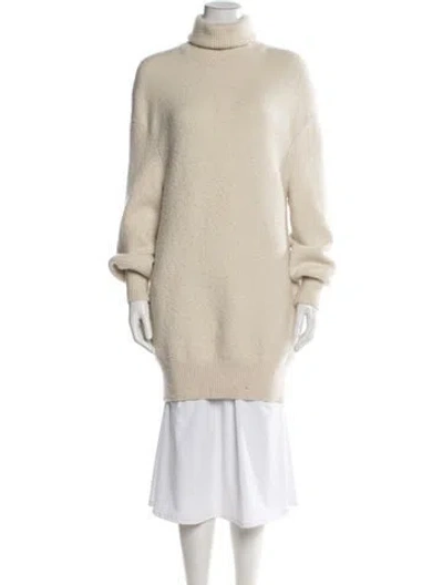 Pre-owned Adam Lippes Turtleneck Sweater In Neutral