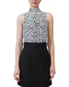 Adam Lippes Turtleneck Top In Multi