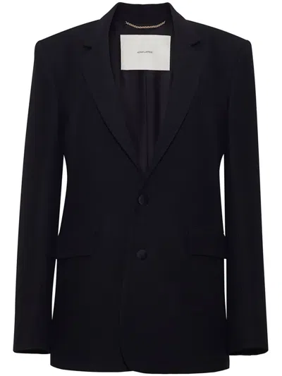 Adam Lippes Two-button Blazer In Black