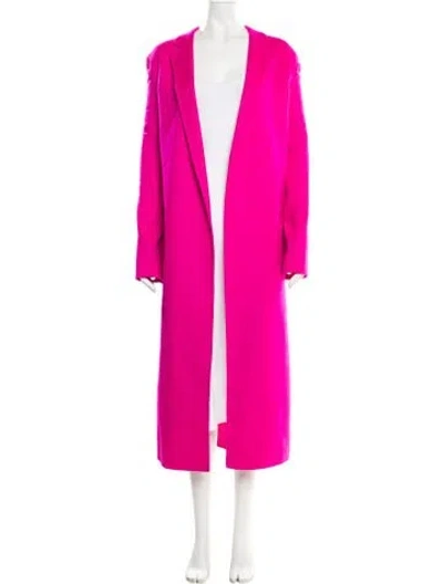 Pre-owned Adam Lippes Virgin Wool Coat In Pink