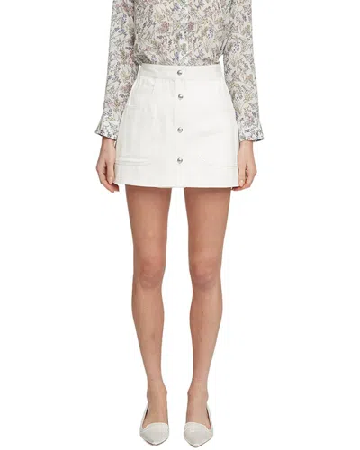 Adam Lippes White Bennet Skort In Transparent