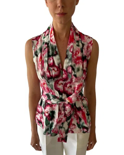 Adam Lippes White Delano Top In Multi