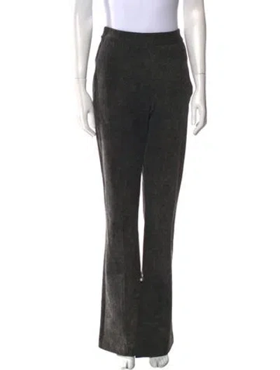 Pre-owned Adam Lippes Wide Leg Pants In Gray