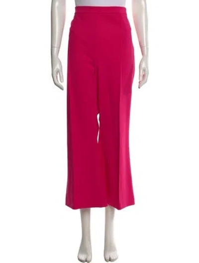 Pre-owned Adam Lippes Wide Leg Pants In Pink
