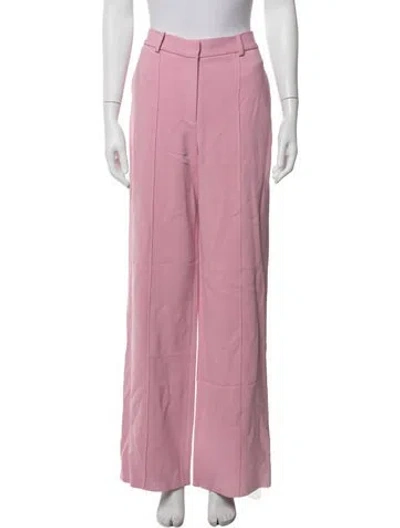 Pre-owned Adam Lippes Wide Leg Pants In Pink