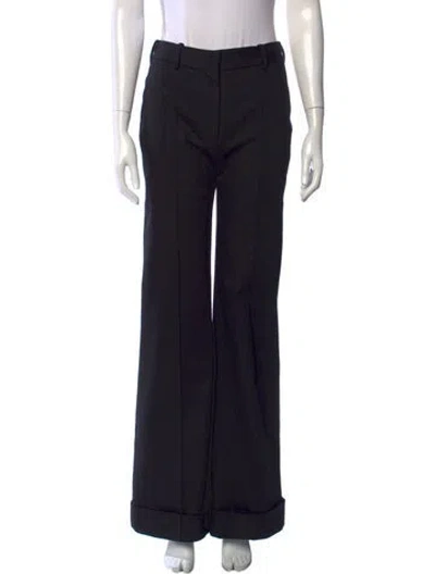 Pre-owned Adam Lippes Wide Leg Pants W/ Tags In Black