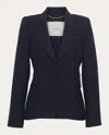 Adam Lippes Single-breasted Tuxedo Blazer In Black