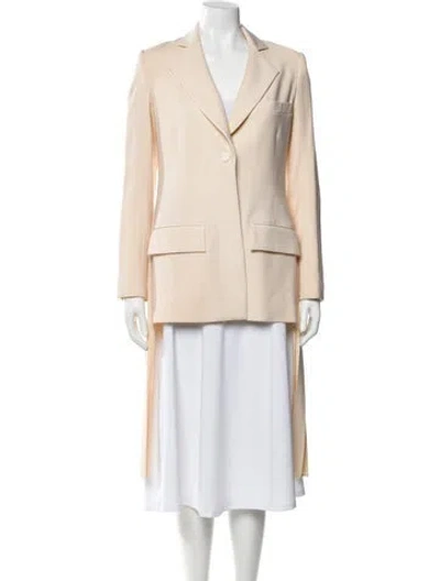 Pre-owned Adam Lippes Wool Blazer In Neutral