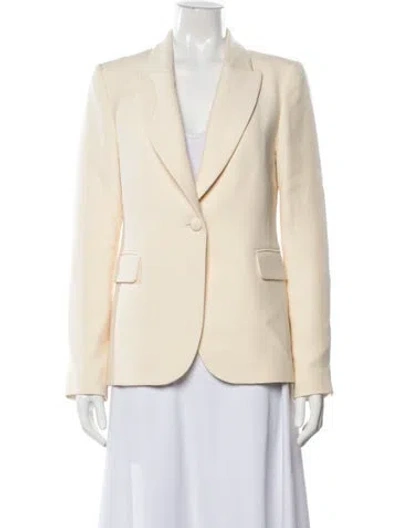 Pre-owned Adam Lippes Wool Blazer In Neutrals
