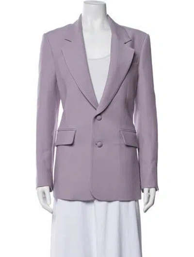 Pre-owned Adam Lippes Wool Blazer In White