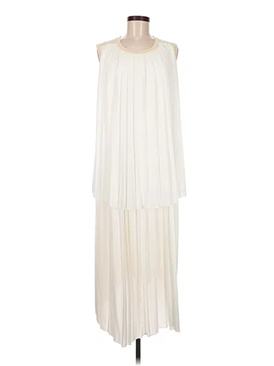 Pre-owned Adam Lippes Wool Dress In Ivory