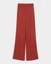 Adam Lippes Wyatt Stretch Canvas Wide-leg Pants