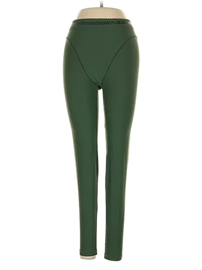 Pre-owned Adam Selman Active Pants In Green
