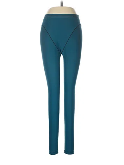 Pre-owned Adam Selman Active Pants In Teal
