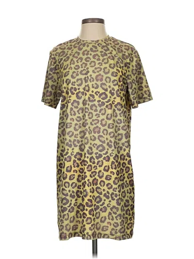 Pre-owned Adam Selman Casual Dress In Brown