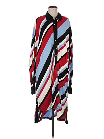 Pre-owned Adam Selman Casual Dress In Red