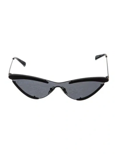 Pre-owned Adam Selman Cat-eye Tinted Sunglasses In Black