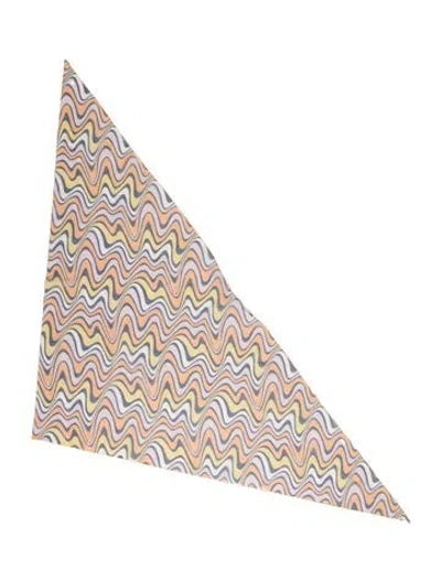 Pre-owned Adam Selman Graphic Print Bandana In Orange