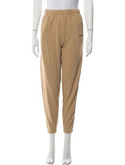Pre-owned Adam Selman Graphic Print Sweatpants In Neutrals