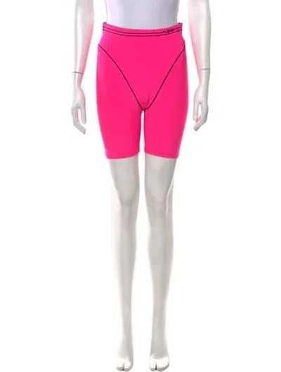 Pre-owned Adam Selman Knee-length Shorts In Pink