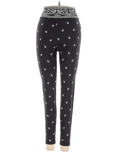 Pre-owned Adam Selman Leggings In Black