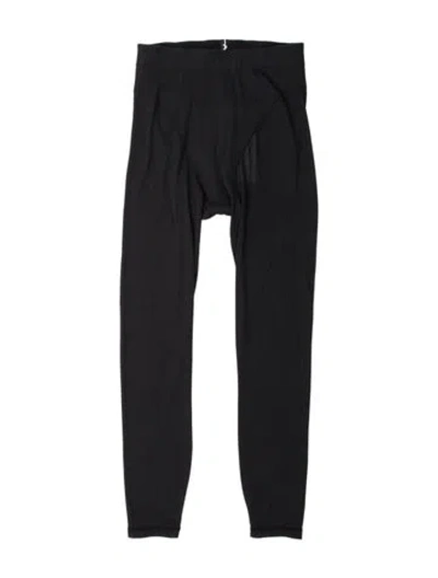 Pre-owned Adam Selman Nylon Skinny Leg Pants W/ Tags In Black