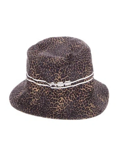 Pre-owned Adam Selman Polyester Bucket Hat In Multi