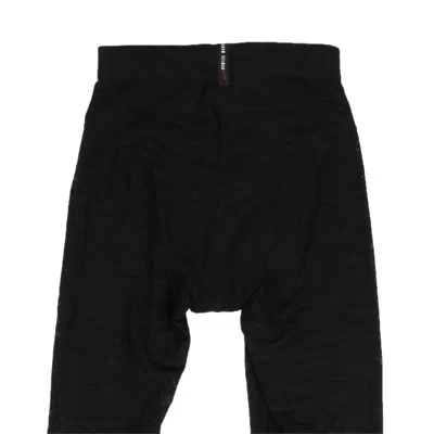 Adam Selman Sport Black Tiger Perf Sport French Cut Leggings